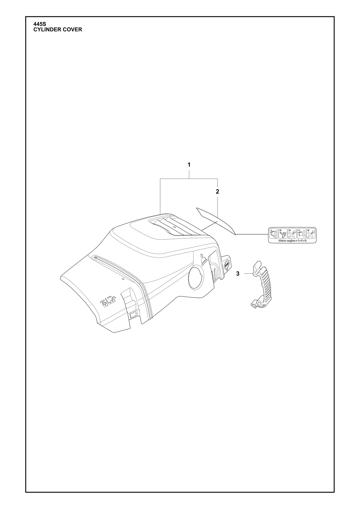 Husqvarna 595303001 onderdelentekening - positie 3