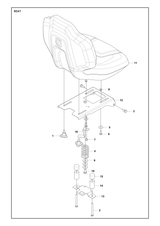 Husqvarna 588878901 onderdelentekening - positie 16