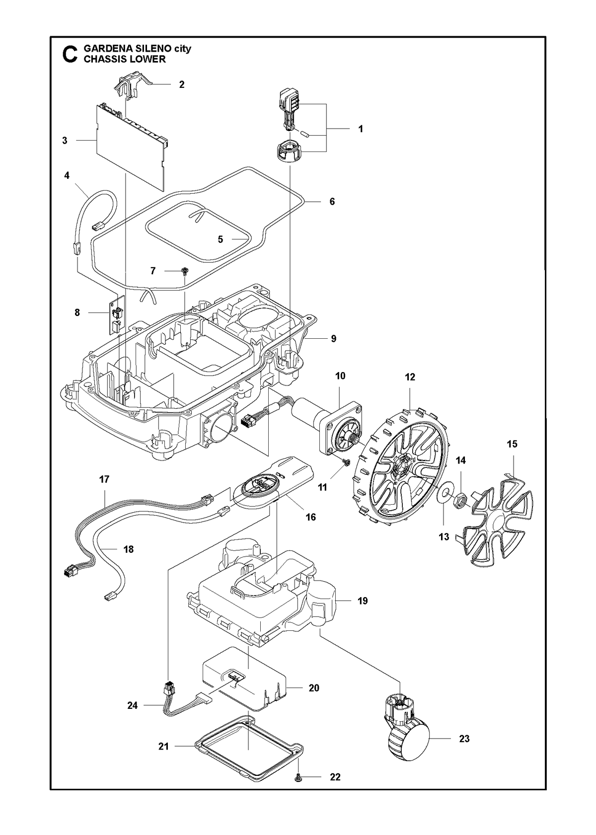Husqvarna 591365401 onderdelentekening - positie 9