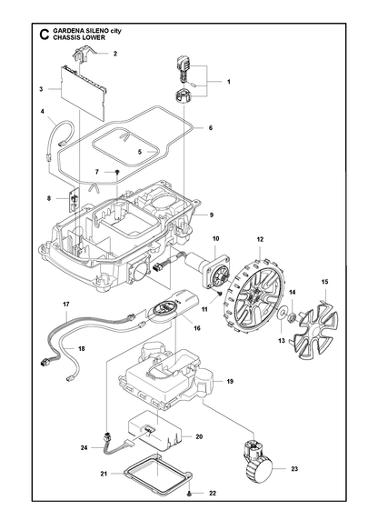 Husqvarna 591365401 onderdelentekening - positie 9
