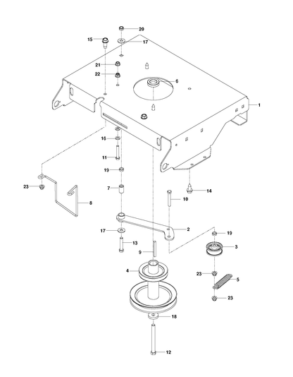 Husqvarna 532120616 onderdelentekening - positie 14