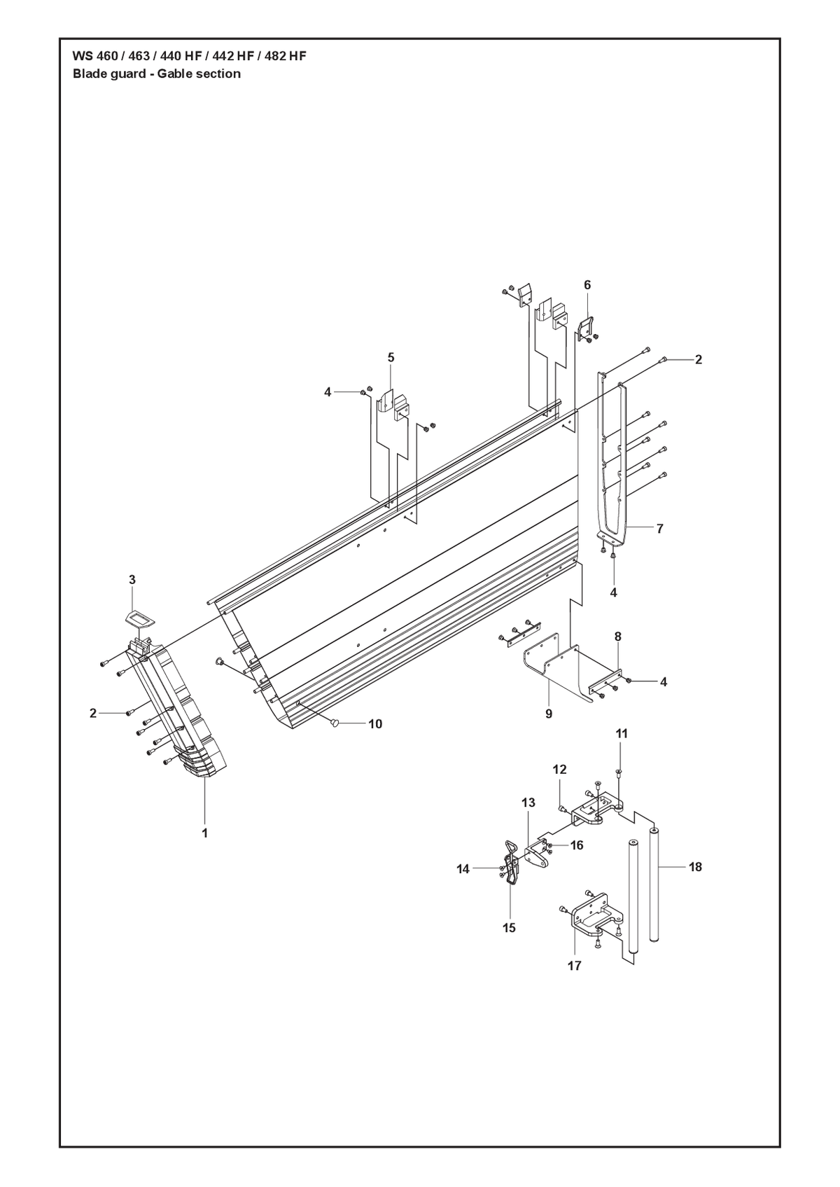 Husqvarna 577613702 onderdelentekening - positie 7