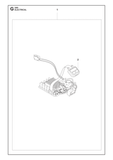 Husqvarna 536050001 onderdelentekening - positie 1