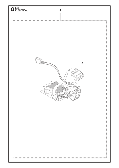 Husqvarna 536050001 onderdelentekening - positie 1