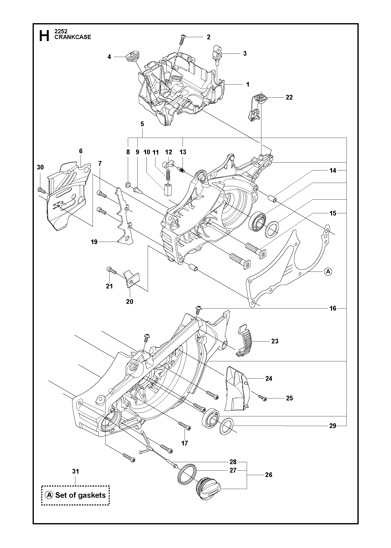 Husqvarna 505415203 onderdelentekening - positie 26