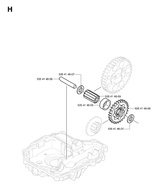 Husqvarna 535414606 onderdelentekening - positie 2