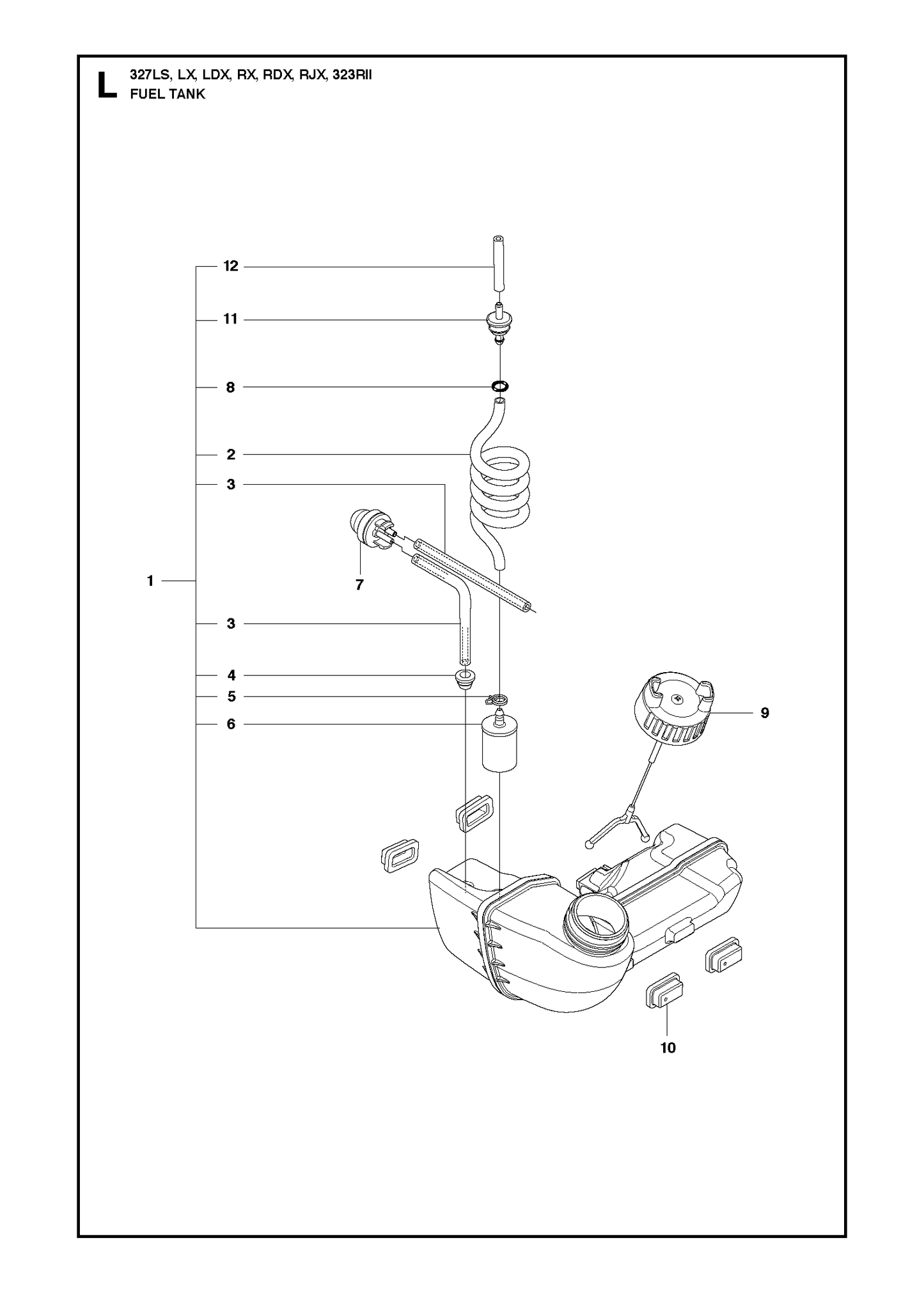 Husqvarna 504022401 onderdelentekening - positie 5