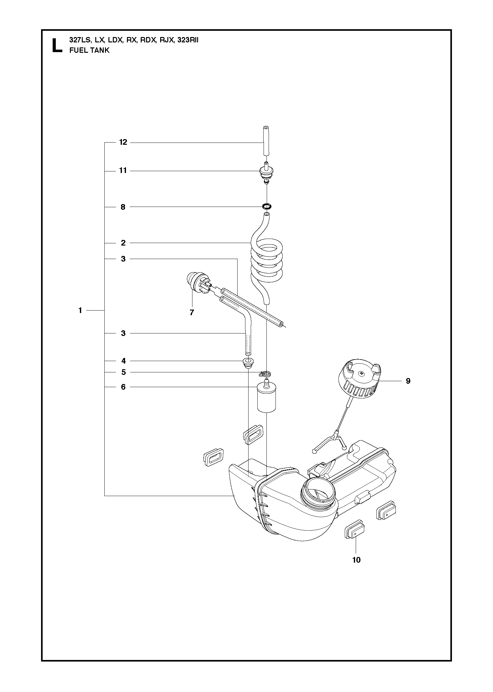 Husqvarna 504022401 onderdelentekening - positie 5