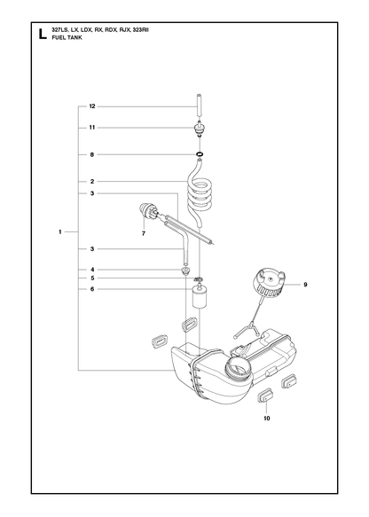 Husqvarna 504022401 onderdelentekening - positie 5