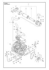 Husqvarna 588954601 onderdelentekening - positie 24