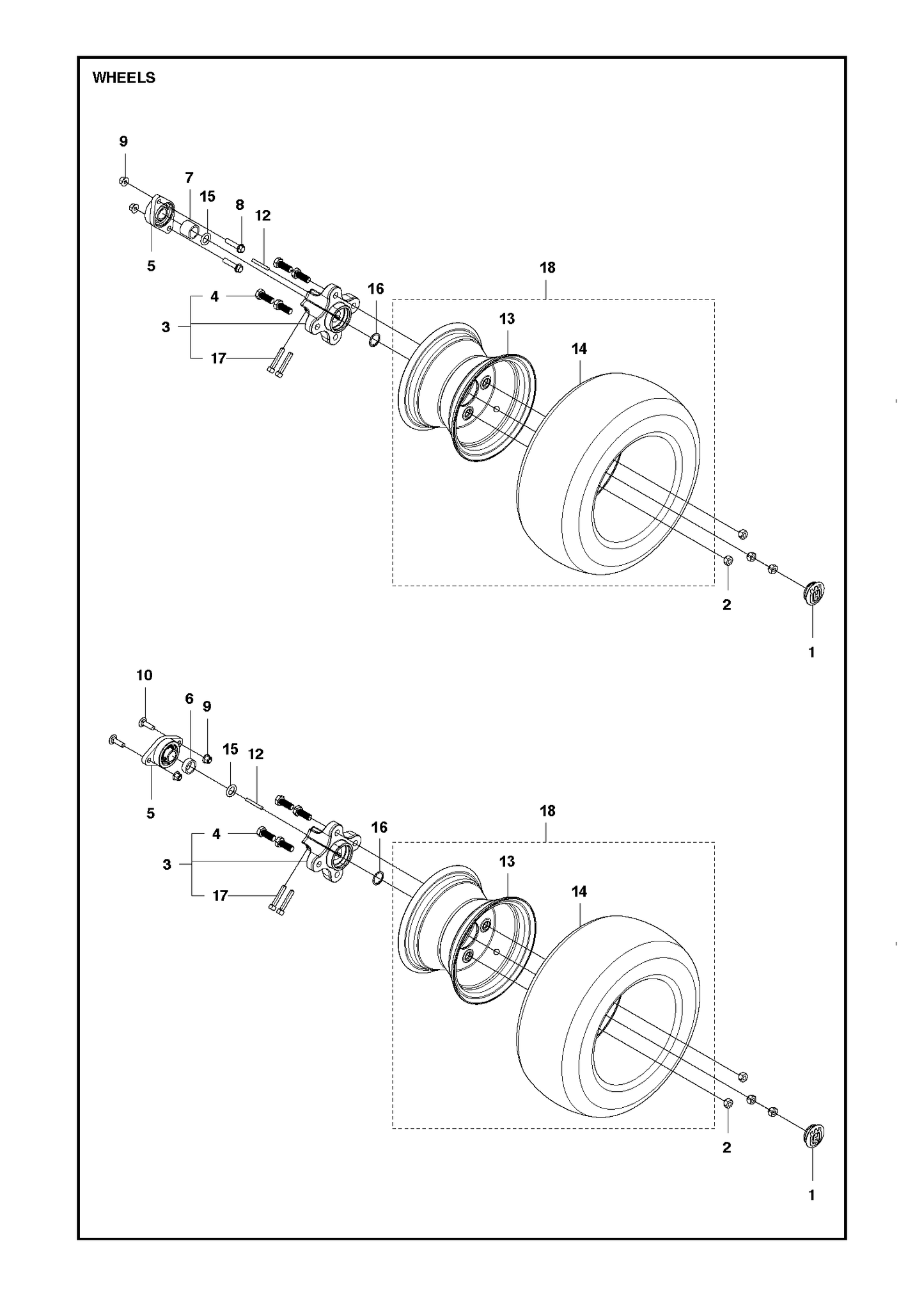 Husqvarna 506800908 onderdelentekening - positie 6
