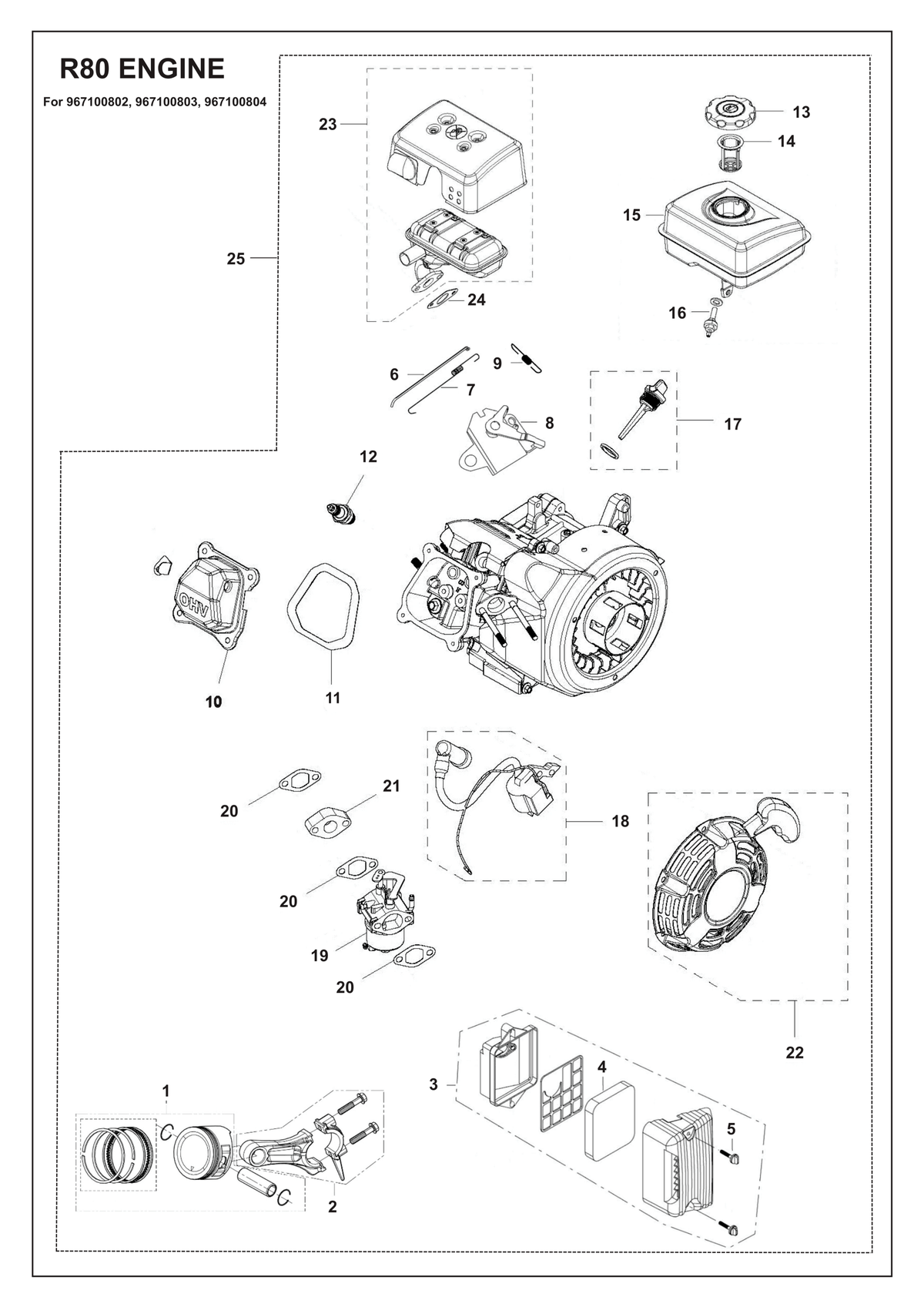 Husqvarna 546512201 onderdelentekening - positie 18