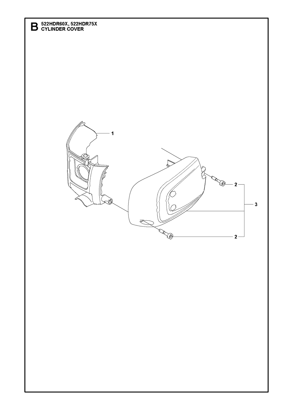 Husqvarna 597020601 onderdelentekening - positie 3