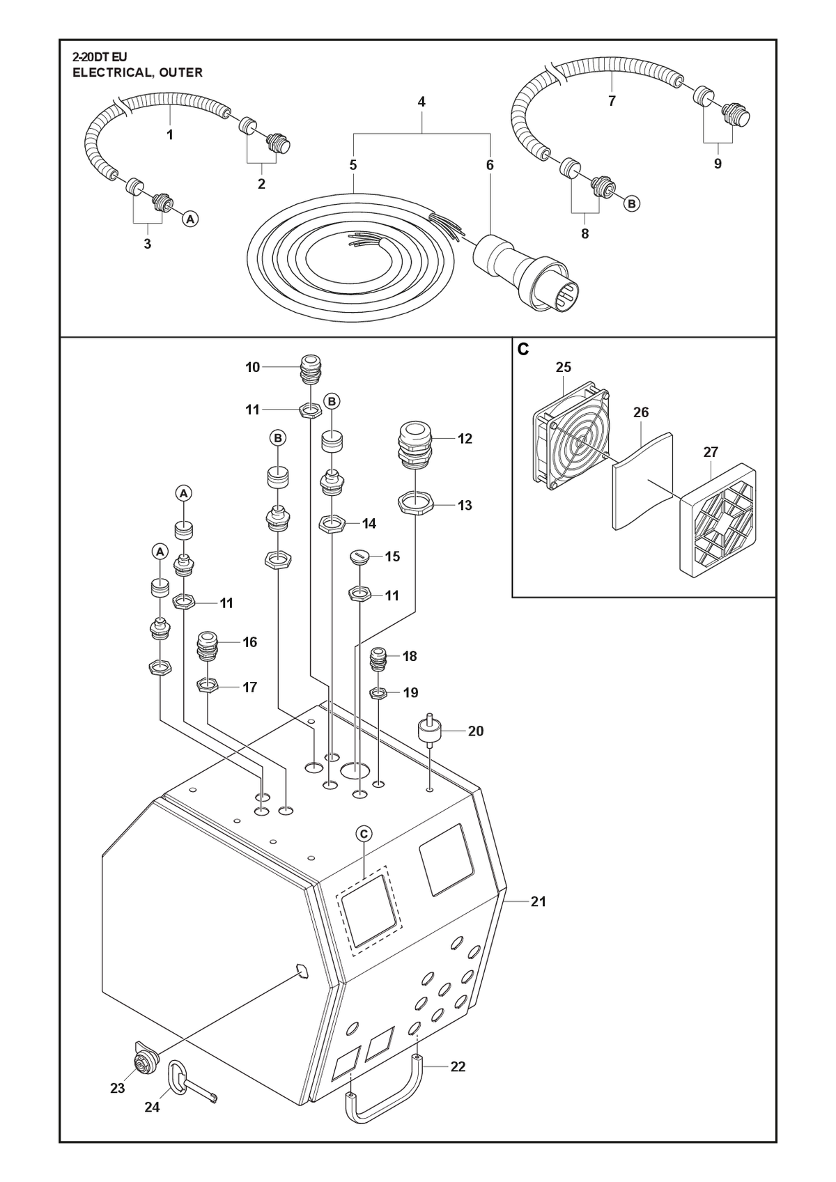 Husqvarna 534027401 onderdelentekening - positie 11