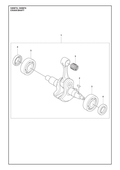 Husqvarna 506689401 onderdelentekening - positie 2