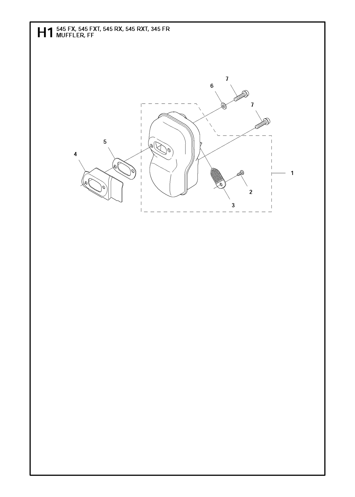 Husqvarna 503200776 onderdelentekening - positie 7