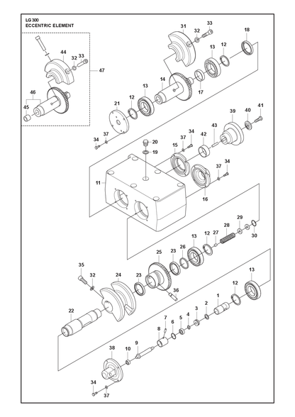 Husqvarna 594487201 onderdelentekening - positie 14