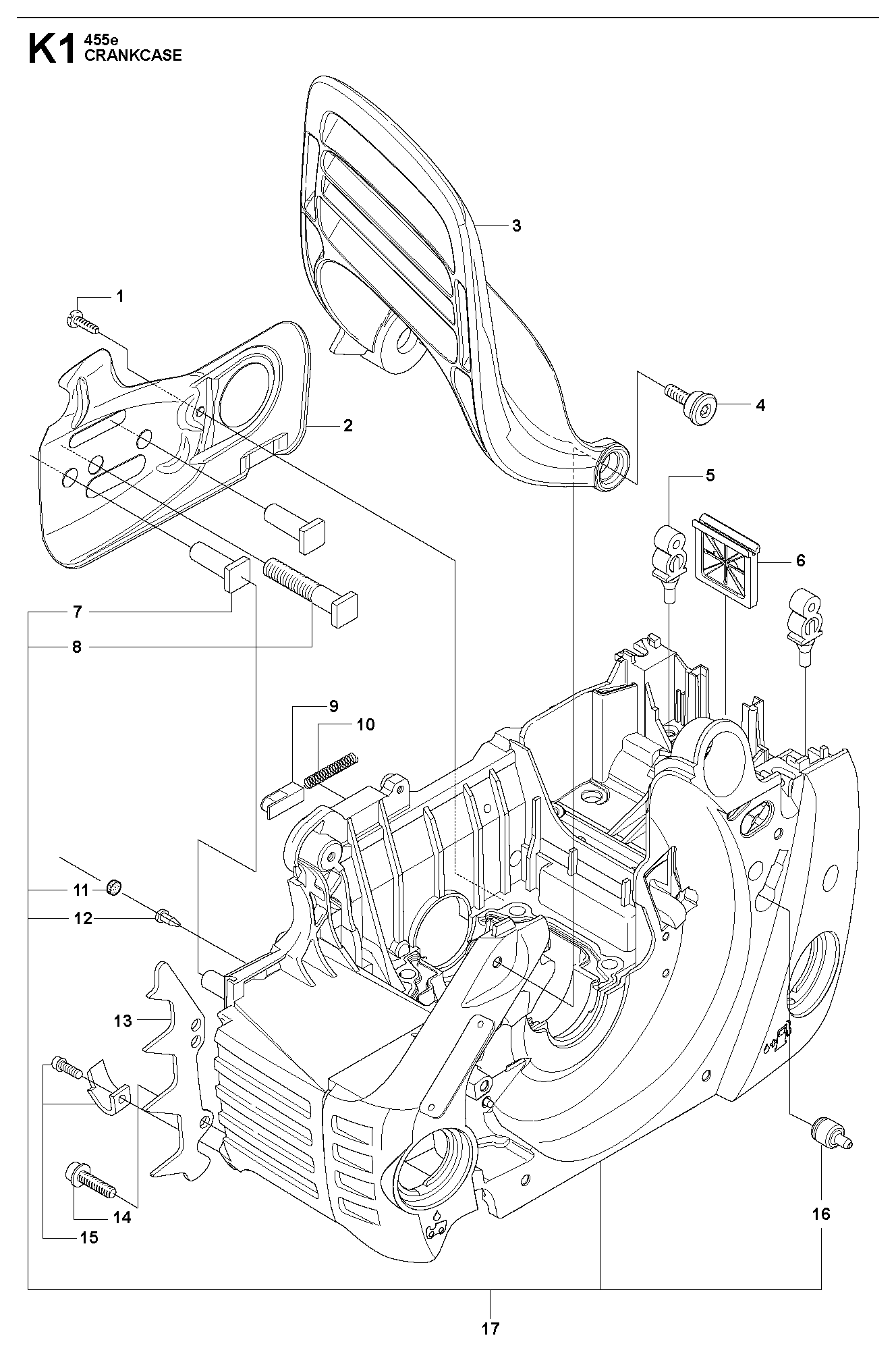 Husqvarna 510065904 onderdelentekening - positie 17