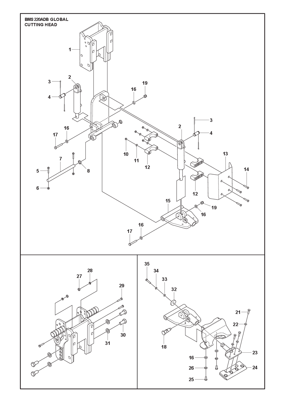 Husqvarna 594117501 onderdelentekening - positie 3