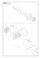 Husqvarna 595342201 onderdelentekening - positie 6