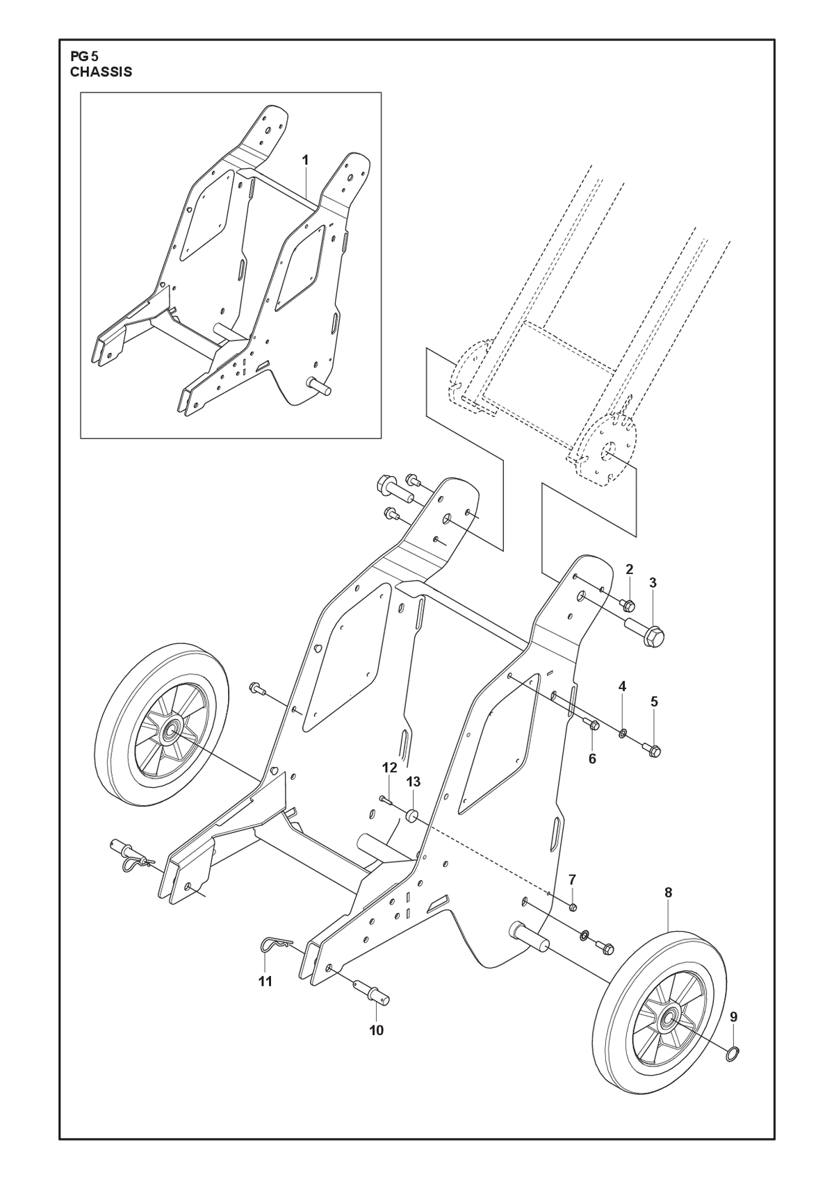 Husqvarna 582644801 onderdelentekening - positie 3