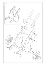 Husqvarna 582644801 onderdelentekening - positie 3