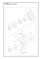 Husqvarna 594606601 onderdelentekening - positie 8