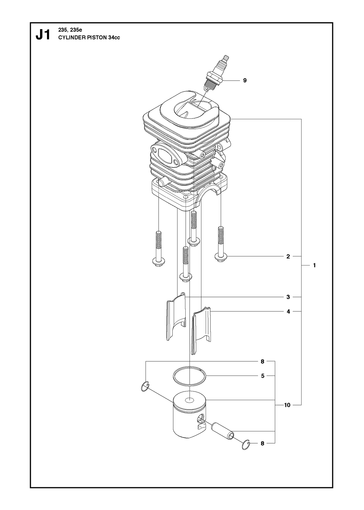 Husqvarna 545101701 onderdelentekening - positie 5
