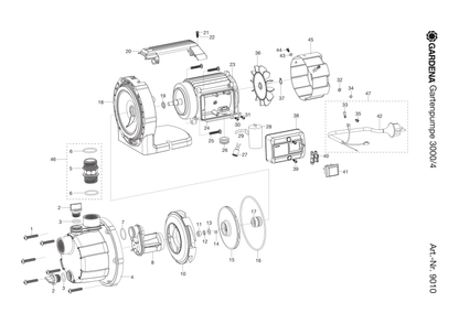 Husqvarna 529412301 onderdelentekening - positie 10