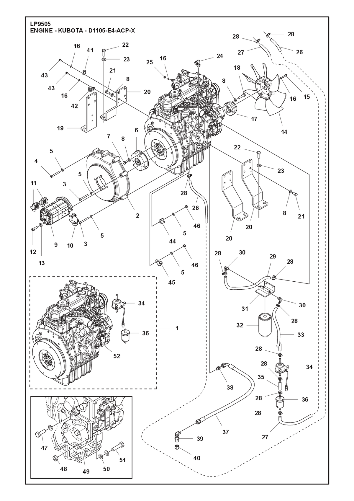 Husqvarna 596364901 onderdelentekening - positie 6