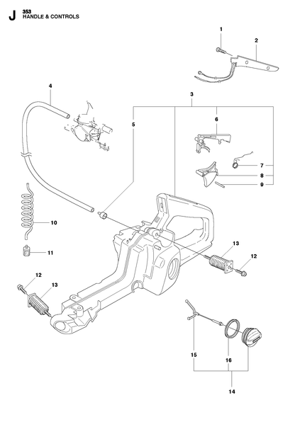 Husqvarna 503854401 onderdelentekening - positie 6