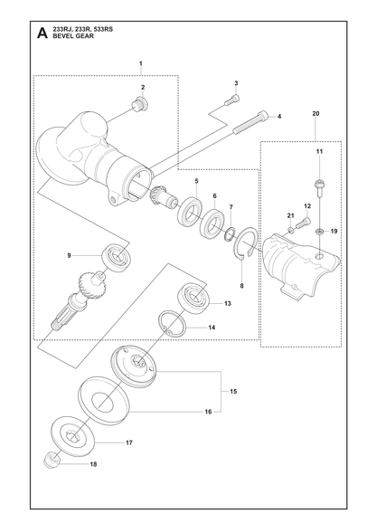 Husqvarna 575778701 onderdelentekening - positie 20