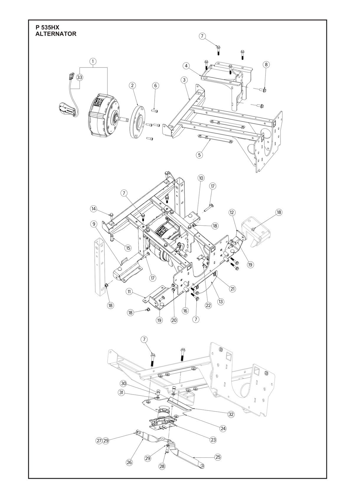 Husqvarna 529601701 onderdelentekening - positie 1