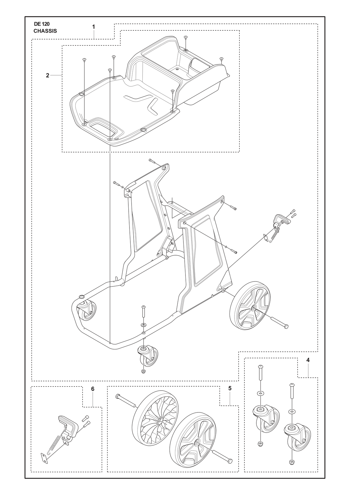 Husqvarna 535277201 onderdelentekening - positie 5