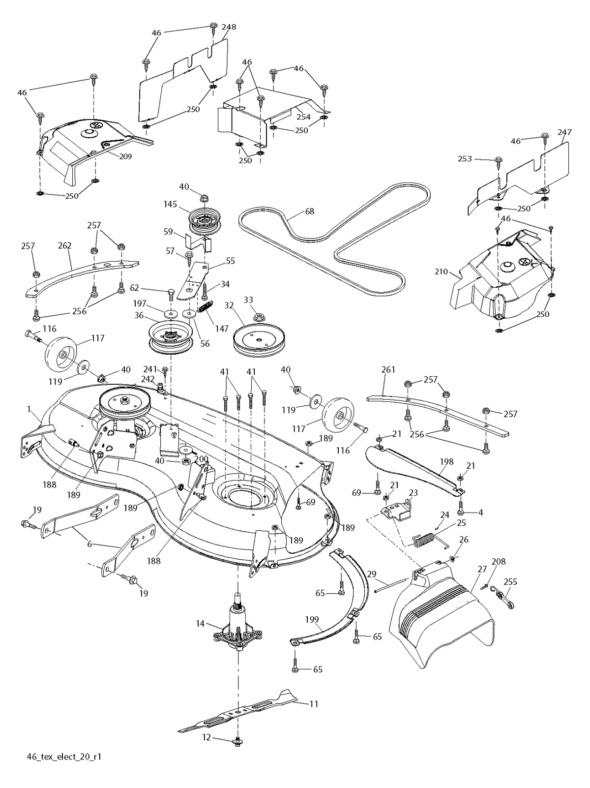 Husqvarna 588808801 onderdelentekening - positie 209