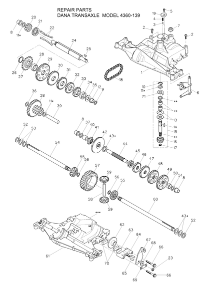 Husqvarna 519542400 onderdelentekening - positie 47