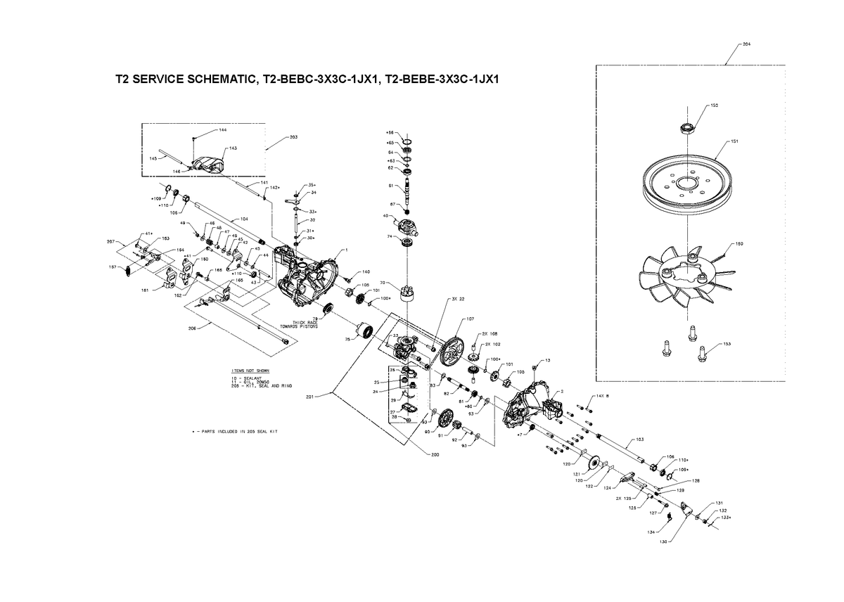 Husqvarna 578892901 onderdelentekening - positie 204