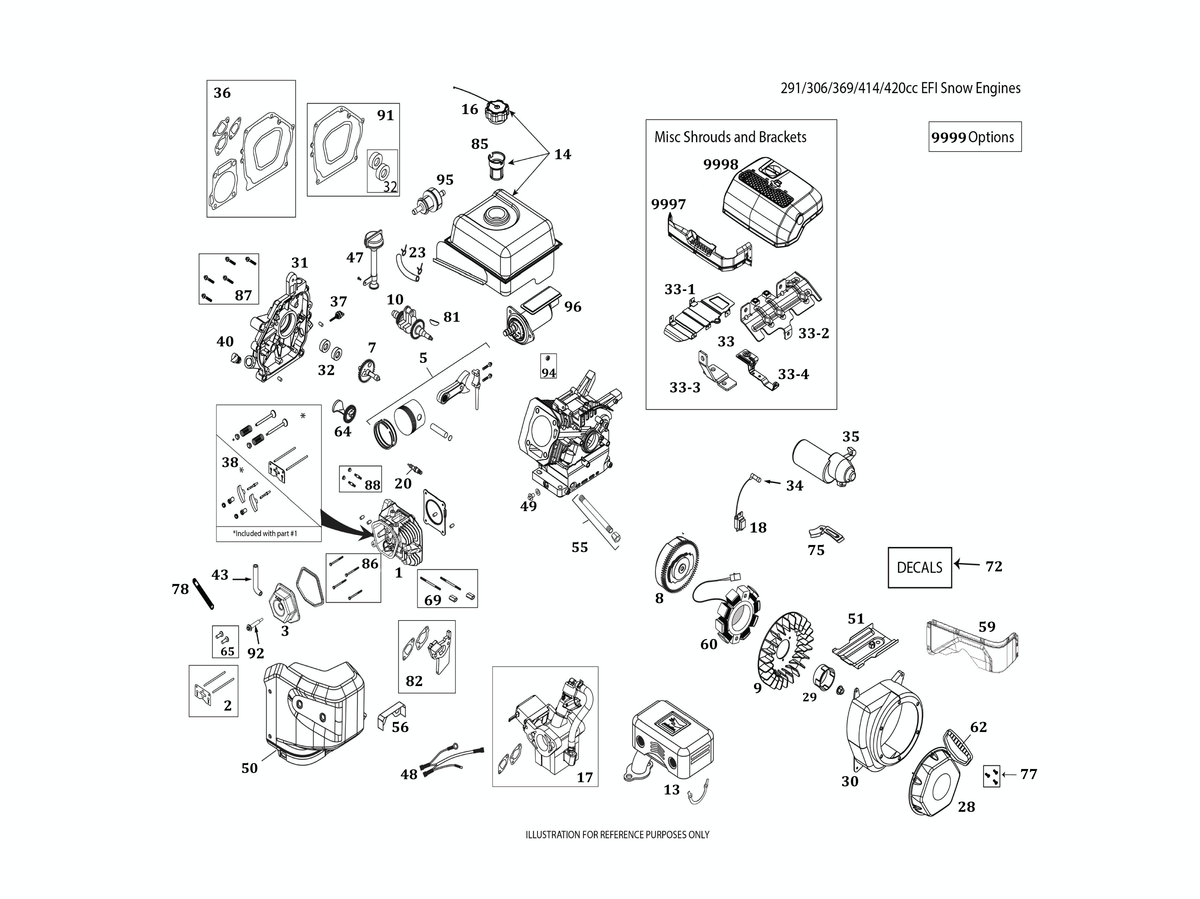 Husqvarna 597360701 onderdelentekening - positie 96