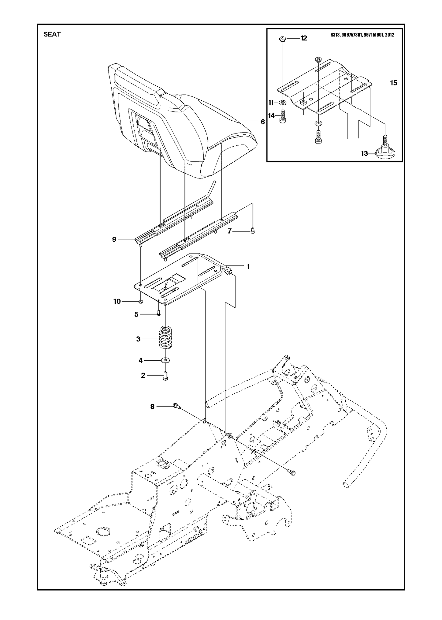 Husqvarna 506565501 onderdelentekening - positie 13