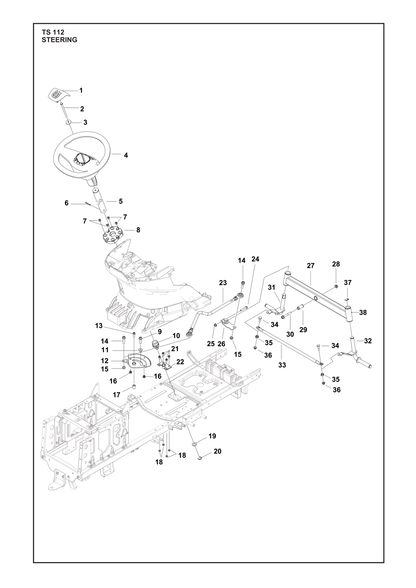 Husqvarna 522668601 onderdelentekening - positie 21