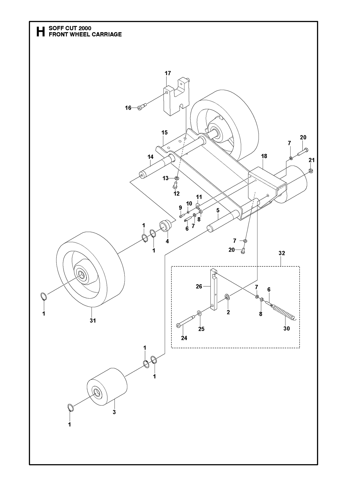 Husqvarna 505817901 onderdelentekening - positie 18