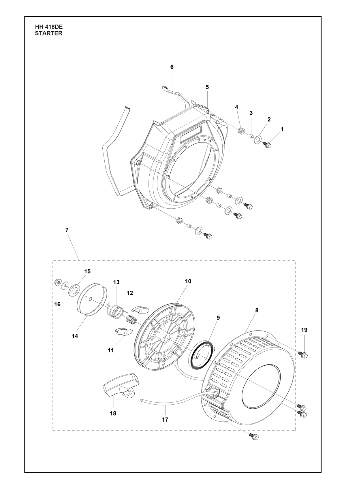 Husqvarna 590608401 onderdelentekening - positie 14