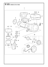 Husqvarna 594575001 onderdelentekening - positie 37