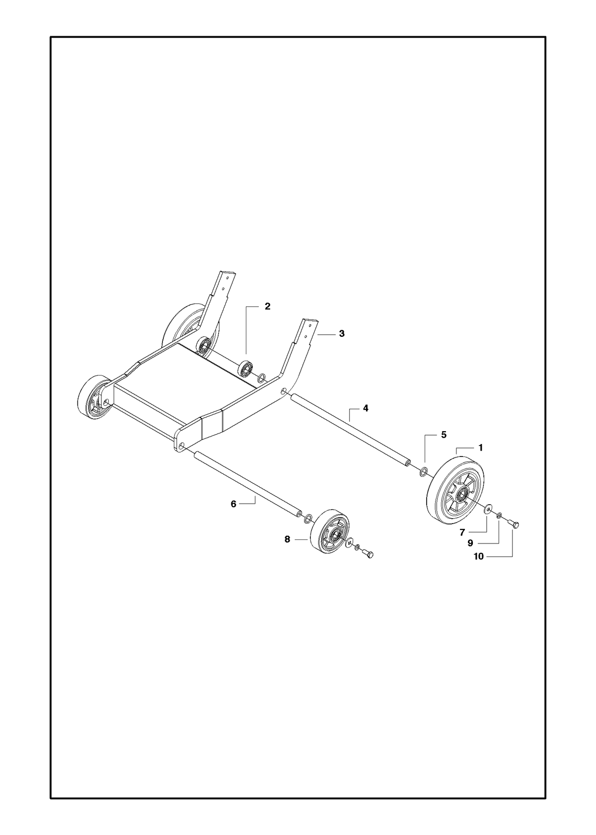Husqvarna 542202417 onderdelentekening - positie 4