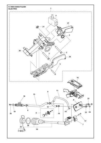 Husqvarna 506498701 onderdelentekening - positie 10