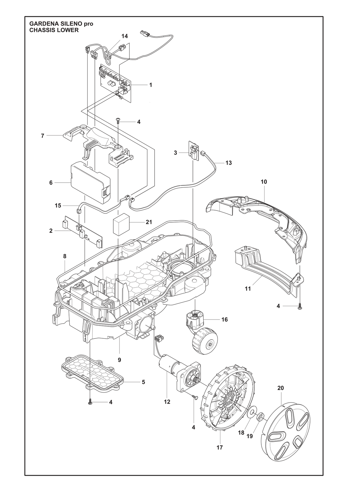 Husqvarna 548216301 onderdelentekening - positie 11