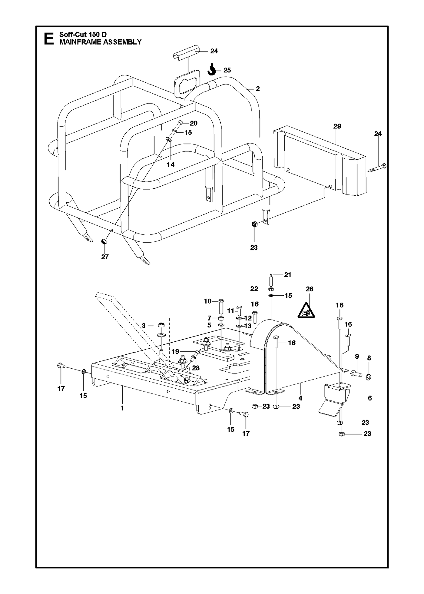 Husqvarna 505589801 onderdelentekening - positie 29