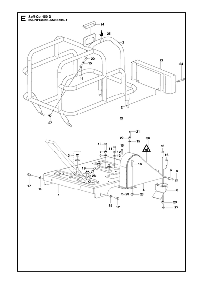 Husqvarna 505589801 onderdelentekening - positie 29
