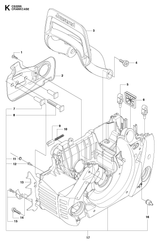 Husqvarna 510065906 onderdelentekening - positie 17