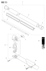 Husqvarna 505161001 onderdelentekening - positie 9